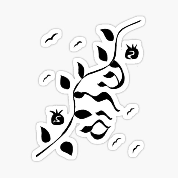 Item preview, Shalom in black and white colors designed and sold by Avvy.