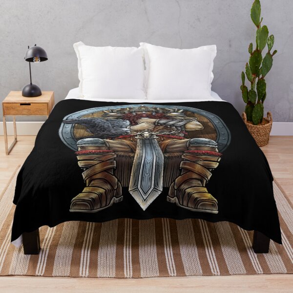 Item preview, Viking On Throne - Nordic Norse Valhalla designed and sold by Meliafroggy.
