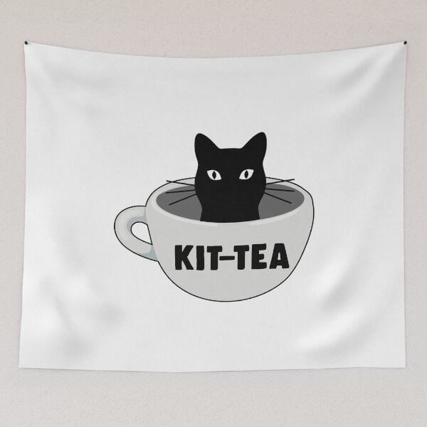 Item preview, Kit tea pet tea cup cute kitty gift designed and sold by redshirtz.