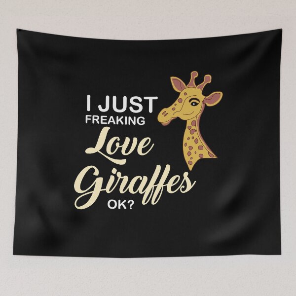 Item preview, freaking love giraffes giraffes wild animal gift designed and sold by redshirtz.