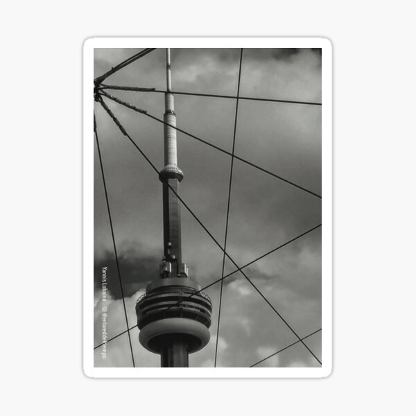 Wired city_Toronto By Yannis Lobaina Sticker