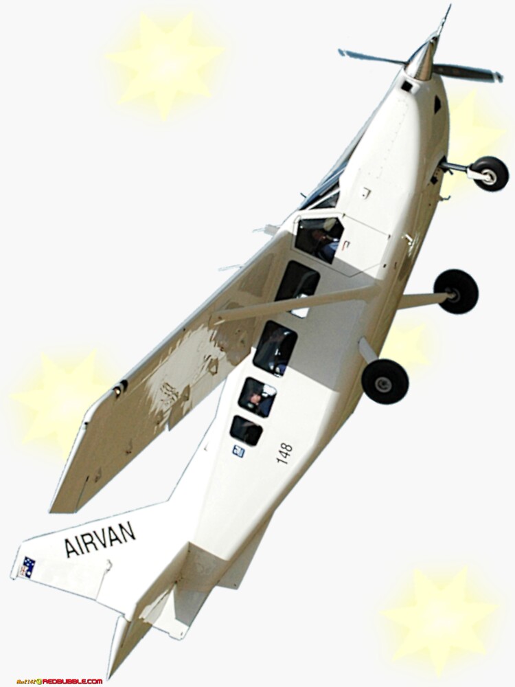 "Ad Astra Design Airvan" Sticker for Sale by muz2142 Redbubble