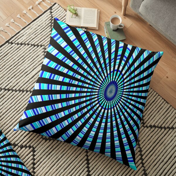 #Design, #abstract, #pattern, #illustration, psychedelic, vortex, modern, art, decoration Floor Pillow