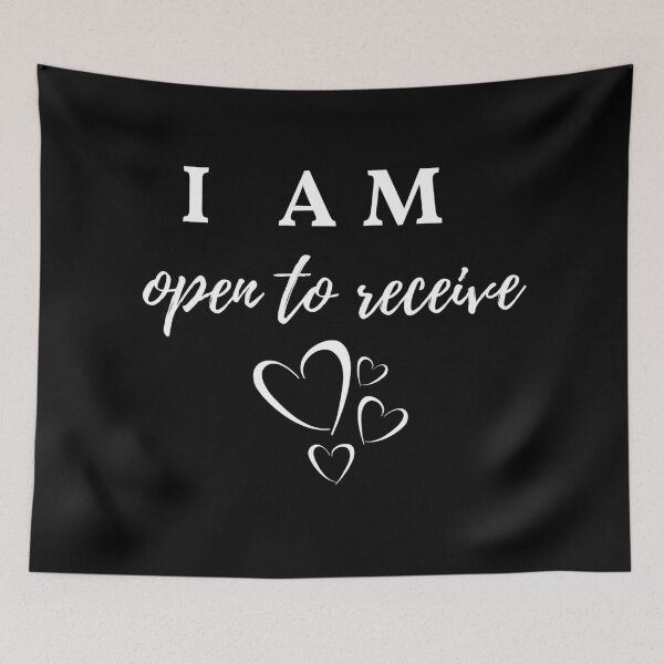 Item preview, I am Open to Receive | Law of Attraction Merchandise  designed and sold by RonVivero.