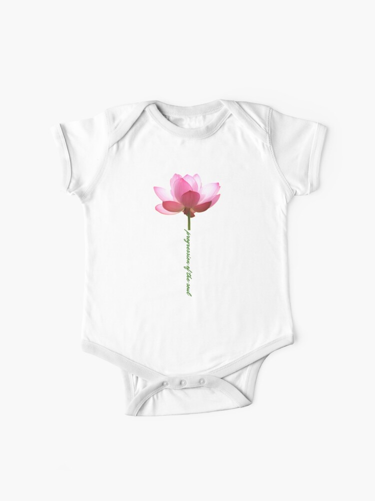 Body Para Bebe Flor De Loto Progresion Del Alma De Michisway Redbubble