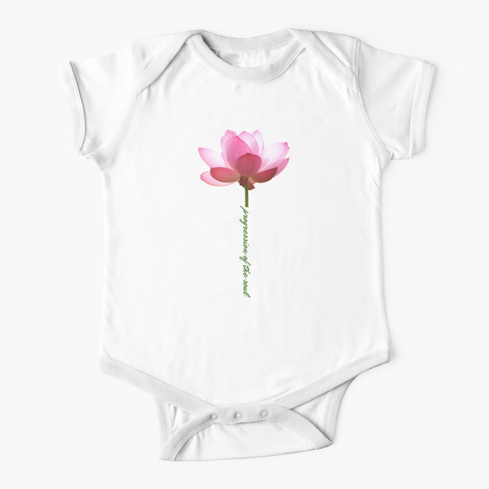 Body Para Bebe Flor De Loto Progresion Del Alma De Michisway Redbubble