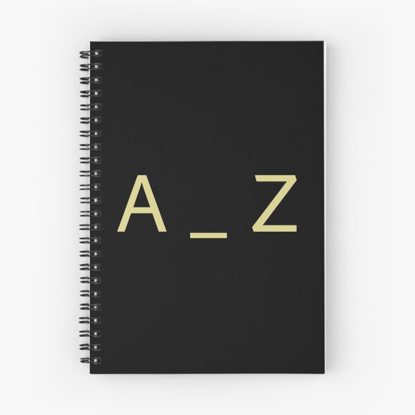 Item preview, A to Z designed and sold by Arts Mania.