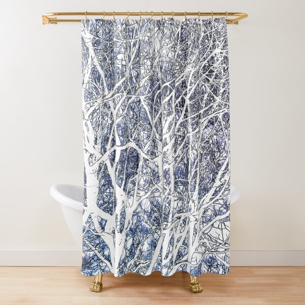 Violet forest Shower Curtain