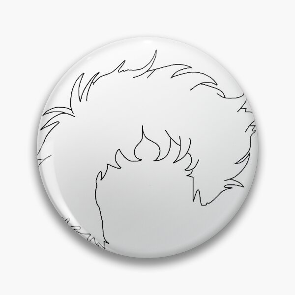 Item preview, Spike Spiegel Hair Outline designed and sold by Kaitlynisabelm.