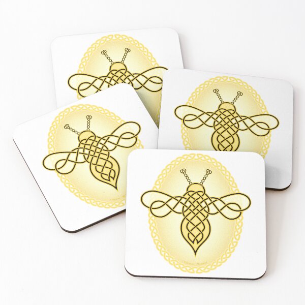 Item preview, Celtic Menagerie - Bee Oval designed and sold by efrooney.