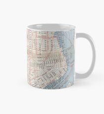 Taza Vintage Map of Lower Manhattan (1879)