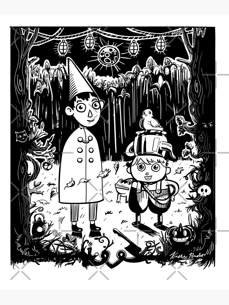 Over The Garden Wall - Greg and Wirt In the Moonlight | Poster