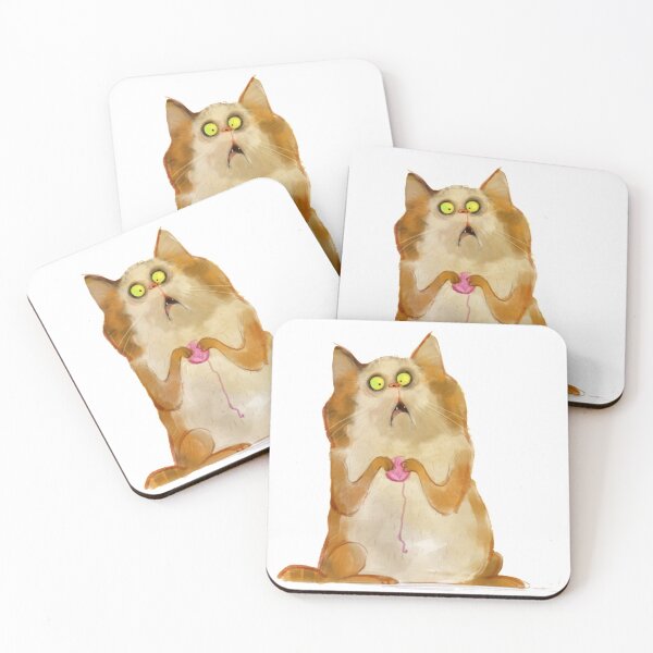 Item preview, The surprised cat designed and sold by Milrocks.