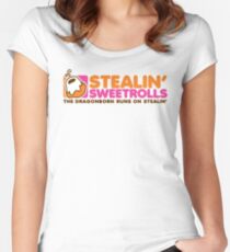 Stealin' Sweetrolls Women's Fitted Scoop T-Shirt