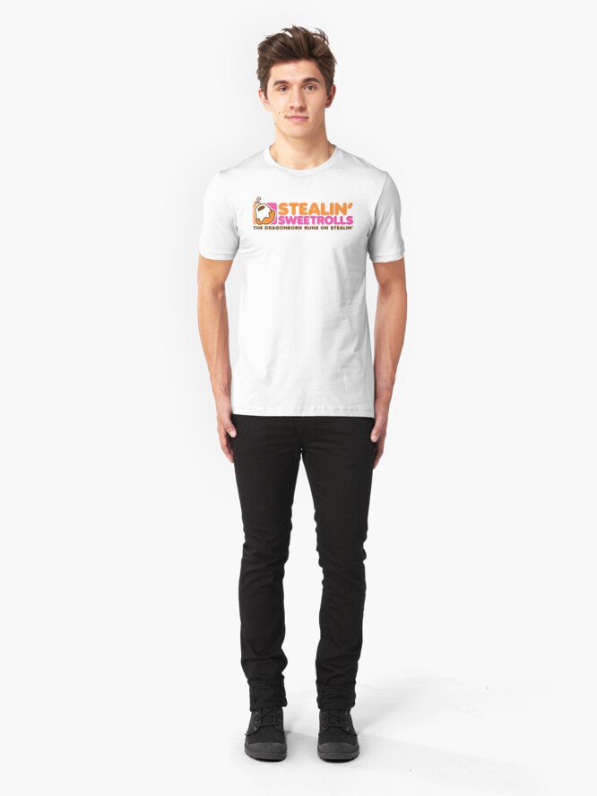 Alternate view of Stealin' Sweetrolls Slim Fit T-Shirt