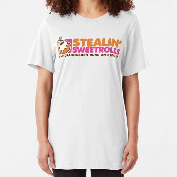 Stealin' Sweetrolls Slim Fit T-Shirt