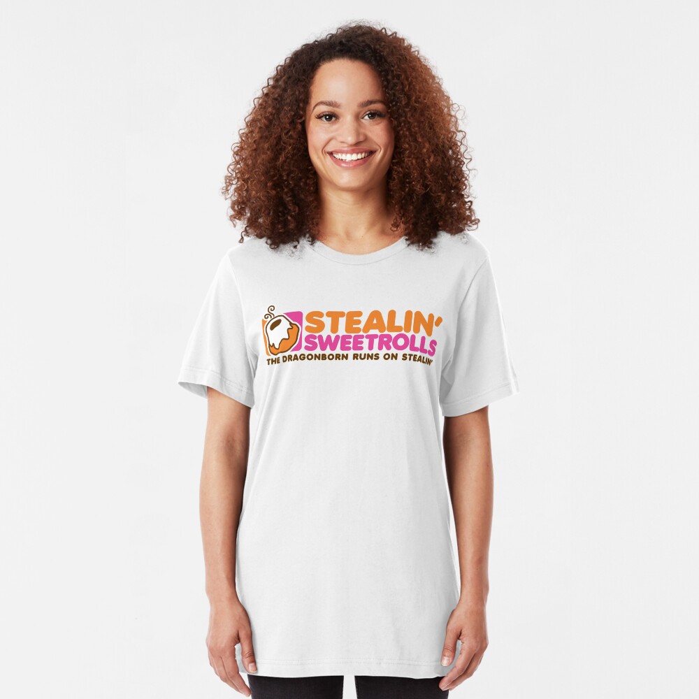 Stealin' Sweetrolls Slim Fit T-Shirt