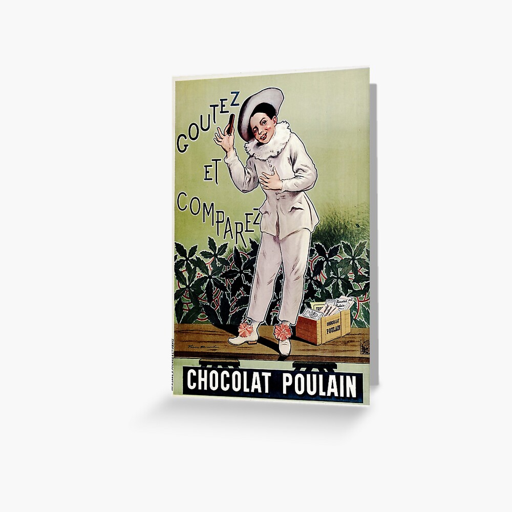 Chocolat Poulain France Chocolate Bar Advertising Poster 1904 By Alphonse Marx Art Print By Retroposters Redbubble