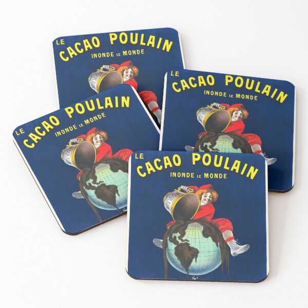 Item preview, LE CACAO POULAIN French Brand Chocolates by Poster Artist Leonetto Cappiello designed and sold by retroposters.