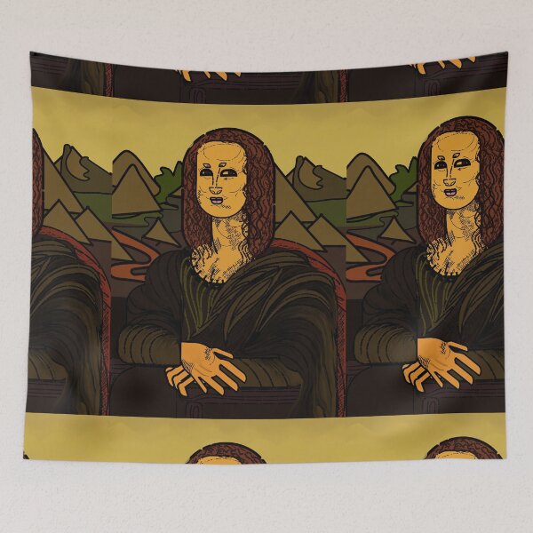 Item preview, Mona Lisa pinta estilo geométrico del arte | Mona Lisa | Mona Lisa camisetas designed and sold by KARTICK DUTTA.