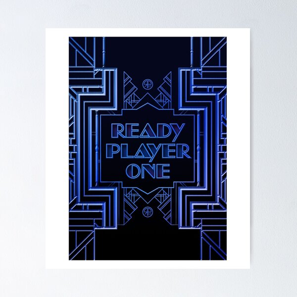 Printable 'ready Player One' Book Cover Print on 