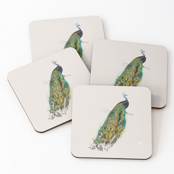 Item preview, Antique Peacock Illustration designed and sold by FuzzyHoney.