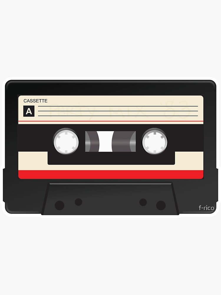 Cassette Tape Retro Vintage Do It Yourself Label by f-rico