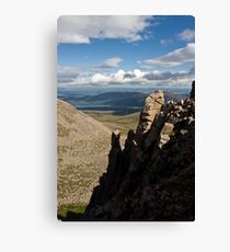 Loch Morlich from the ridge above Coire an t-Sneachda Canvas Print