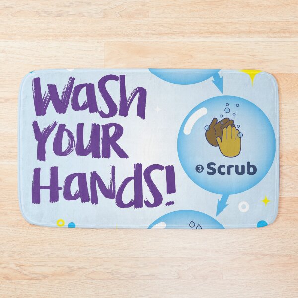 Item preview, wash your hands for kids designed and sold by oscarcolonduran.