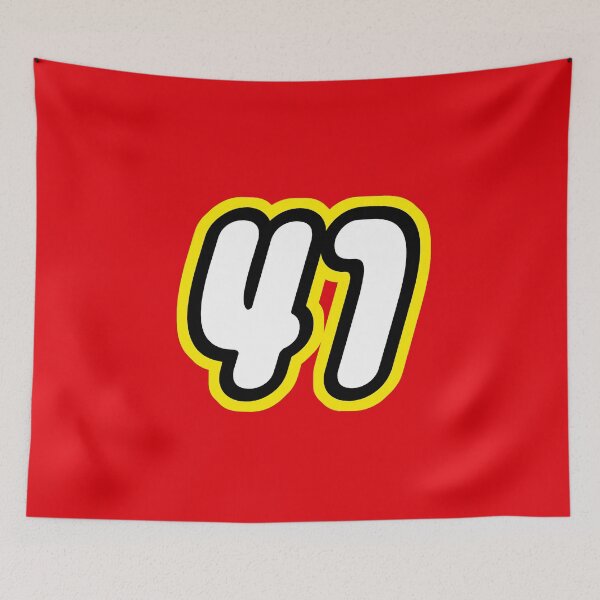 Item preview, Number 41 - retro kids bricks for birthday designed and sold by Urosek.