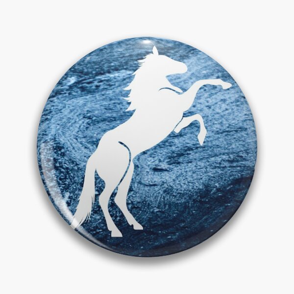 Item preview, Wild Horses on Blue Watercolour background designed and sold by Taffyc.