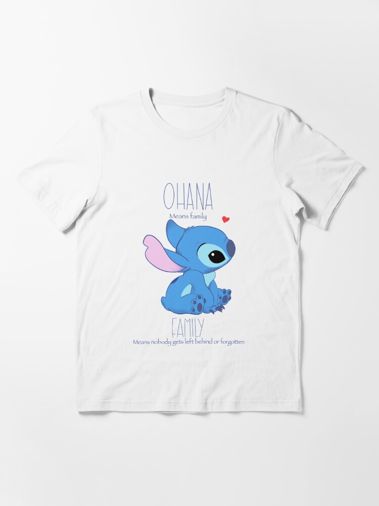Ohana means family Stitch Essential T-Shirt for Sale by Atouchofsparkle