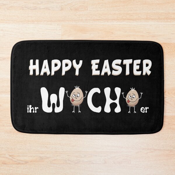 Item preview, Funny happy easter saying with cute easter eggs for wimps easter bunnies designed and sold by SiRaGeckoDesign.