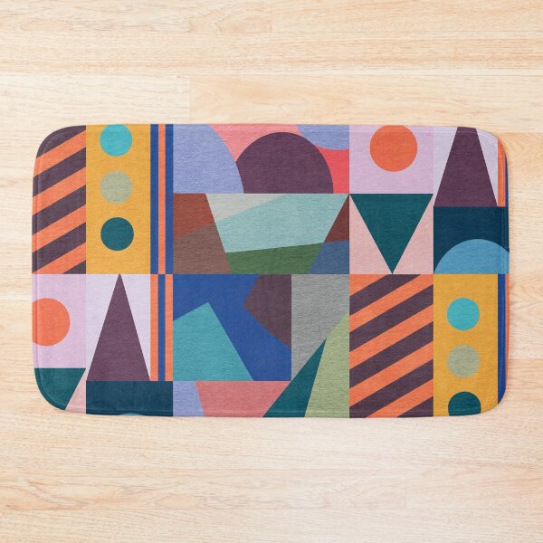 Item preview, Geometric shapes with vintage colors designed and sold by Jen Du.
