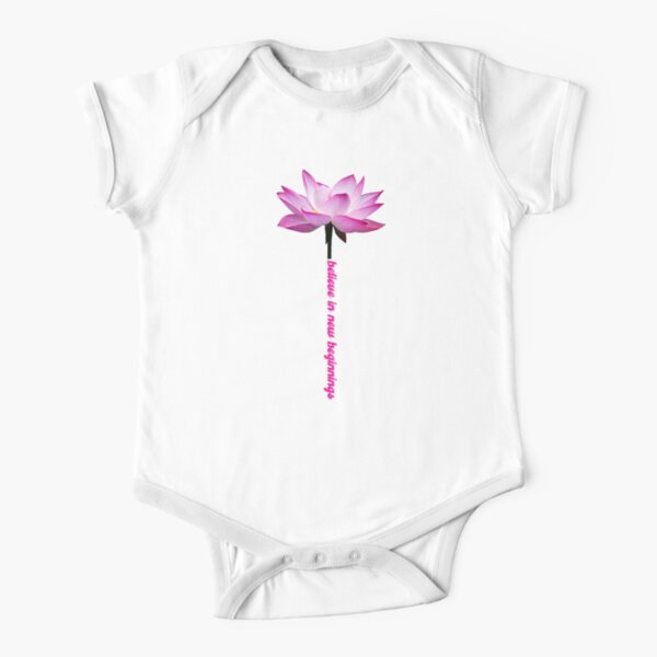 Body Para Bebe Flor De Loto Progresion Del Alma De Michisway Redbubble