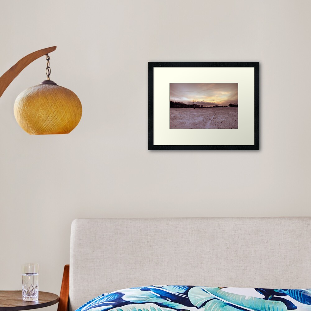 snow way Framed Art Print