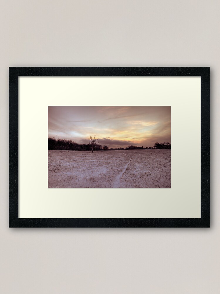 Alternate view of snow way Framed Art Print