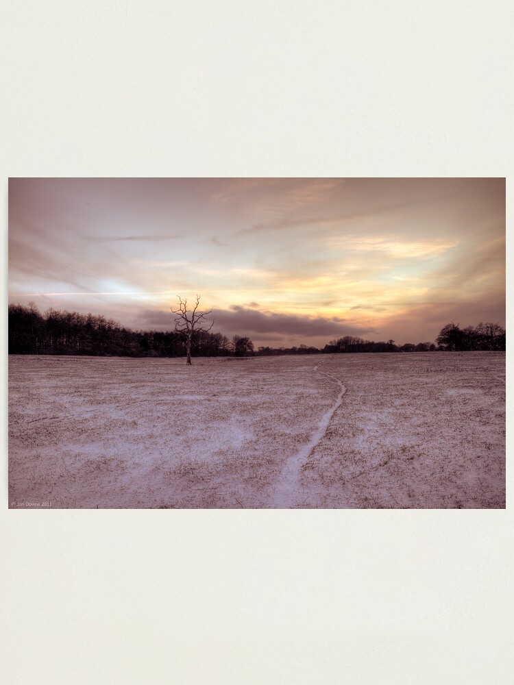 Alternate view of snow way Photographic Print