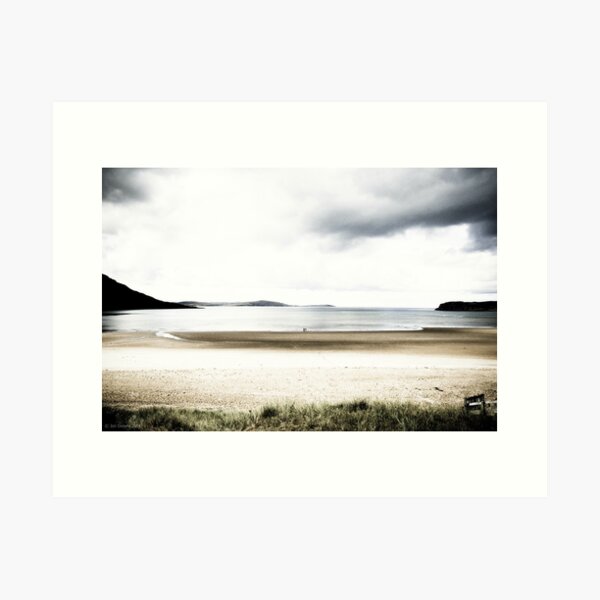 on the beach Art Print
