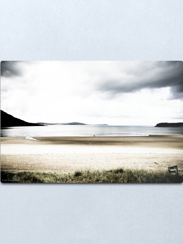 Alternate view of on the beach Metal Print