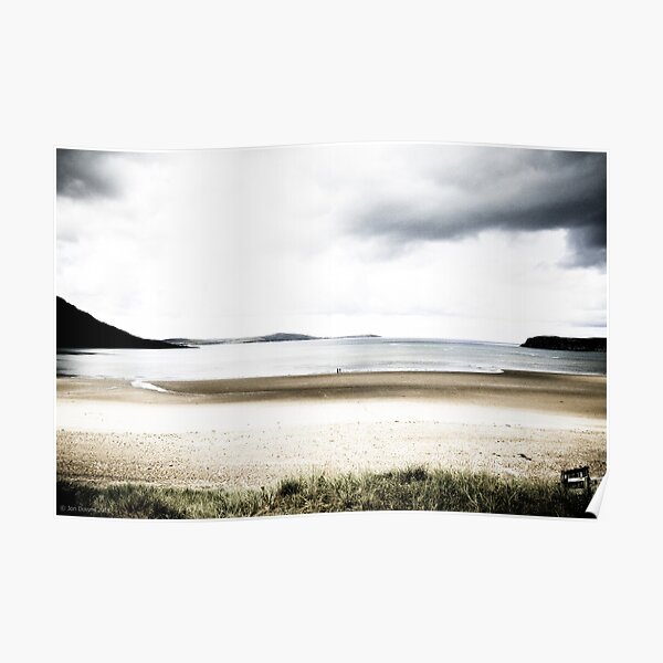 on the beach Poster