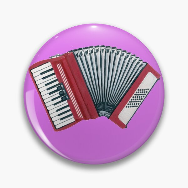 Item preview, Cute retro watercolor accordion  designed and sold by VadimFromm.