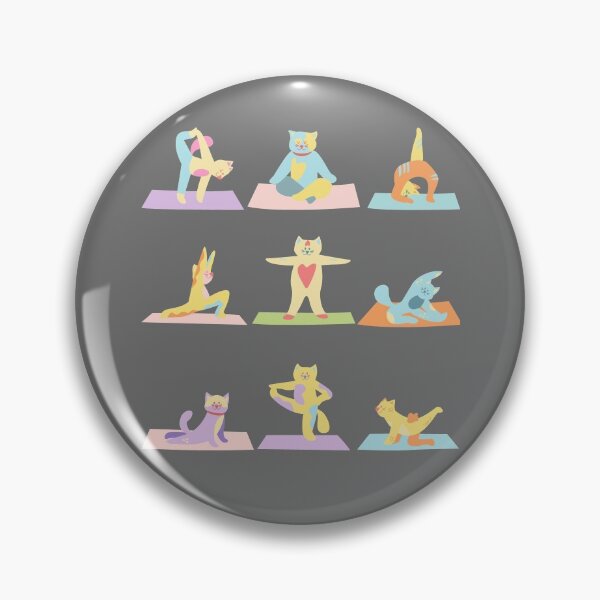 Item preview, Kitties Yoga Master designed and sold by The Little Wood Cottage.
