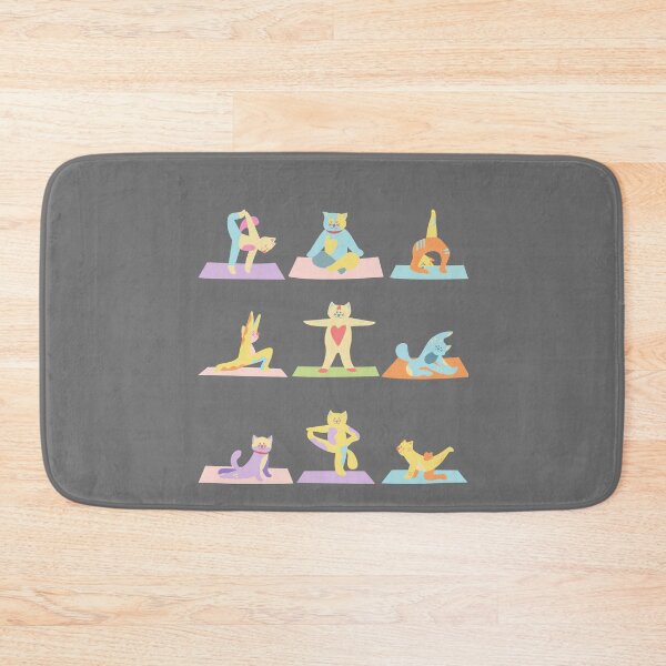 Item preview, Kitties Yoga Master designed and sold by The Little Wood Cottage.