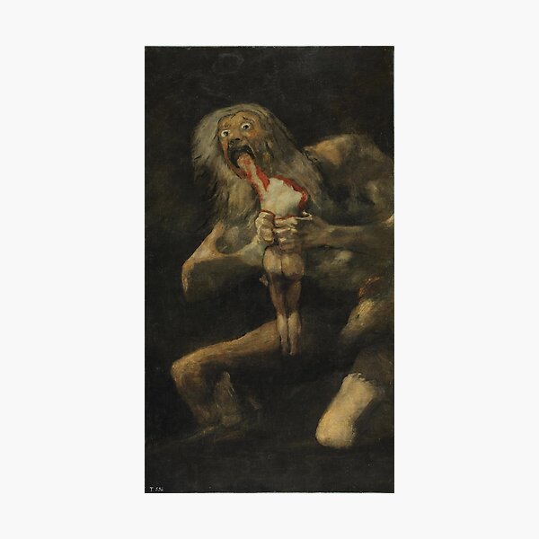 Item preview, Francisco de Goya, Saturno devorando a su hijo (1819-1823) designed and sold by Vintage Designs +.