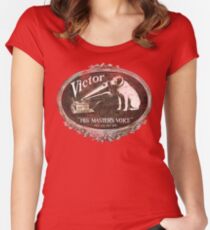 His Master's Voice Fitted Scoop T-Shirt