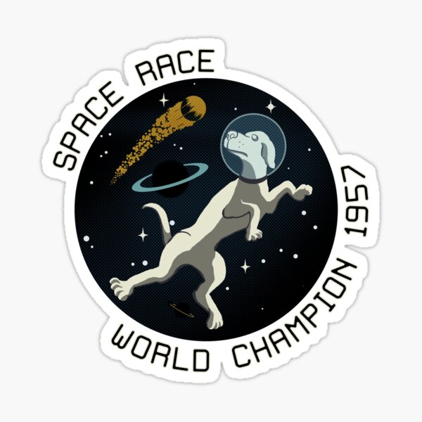 Space Race World Champion 1957 Sticker