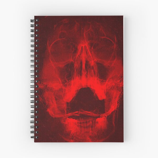 Item preview, Red scary human skull designed and sold by VadimFromm.