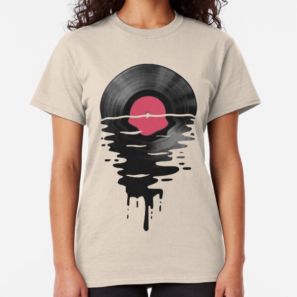 Vinyl LP Record Sunset Classic T-Shirt