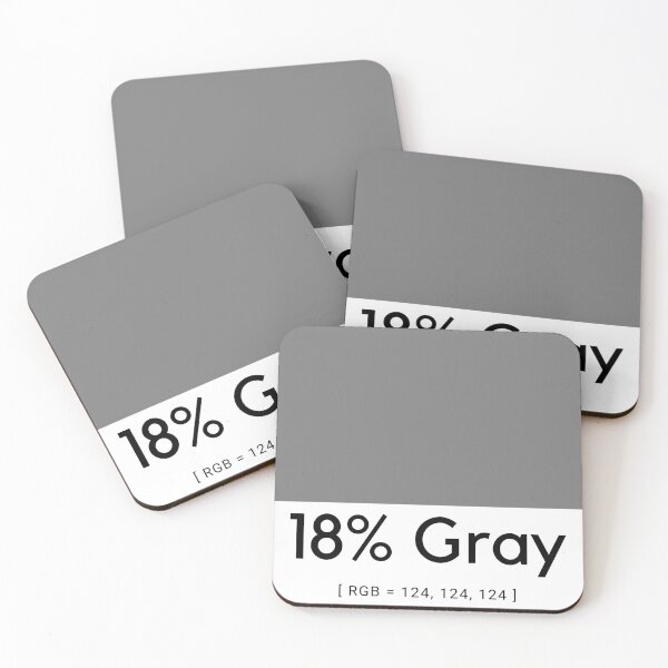 Item preview, 18% Gray Photography RGB CMYK Hex Code Black Text designed and sold by TWMBDesigns.